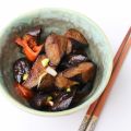 Aubergines sautées aux tomates 炒双茄