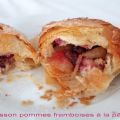 Chaussons pommes framboises à la pâte filo