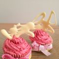 Recette des cupcakes framboise / chocolat blanc