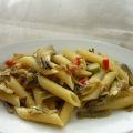 Pâtes aux artichauts et tomates séchées