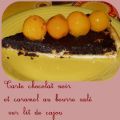 Tarte au chocolat noir et caramel au beurre[...]