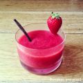 Soupe de fraises à la vanille