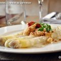 Asperges tièdes, crumble au parmesan, Recette[...]