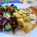 Quiche aux asperges et feta