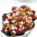 Salade Burrata, Grenade et Figues Fraîches