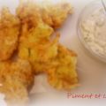 Beignet de courgette sauce fraîche