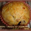 Muffins - pizzas au jambon, Recette Ptitchef