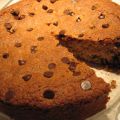 Gâteau à l'avoine et aux pépites de chocolat