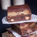 Brownie chocolat cookie dough et caramel,[...]