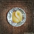 Poires pochées au sirop vanillé