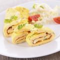 Omelette froide au thon et au paprika