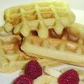Gaufres légères aux Rice Krispies