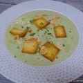 Velouté de brocolis au Roquefort, croûtons et[...]