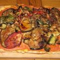 Pizza aux légumes grillées, Recette Ptitchef