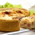 Quiche lorraine au fromage