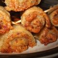 Petits roulés au bacon et fromage