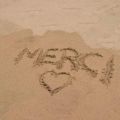 Remerciement avec une douceur énergisante