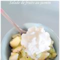 Salade de fruits parfumée au jasmin