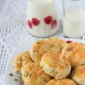 Scones poireaux et gouda