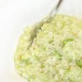 Risotto aux fèves fraîches et au parmesan