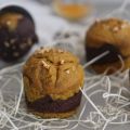 Muffins marbrés curcuma chocolat