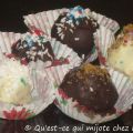 Boules aux biscuits pépites de chocolat