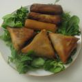 BOUREK A LA VIANDE HACHEE ET AU FROMAGE FONDU