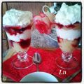 Trifle pomme framboises chantilly