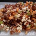 Salade de quinoa, tofu et feta