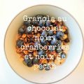 Granola aux éclats de chocolat noir,[...]