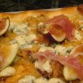 Recette de pizza aux figues, gorgonzola, jambon[...]