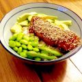 Saumon mi-cuit Teriyaki