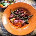 Poêlée de merguez au vin rouge +
