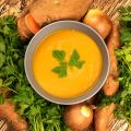 Soupe épicée à la patate douce végétarien