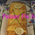Cake de fiambre fumado e vache qui rit