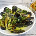 Moules au curry et frites 