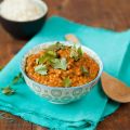 Dahl de lentilles corail au lait d’amande