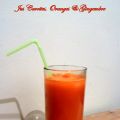 Jus de carottes-oranges-gingembre
