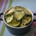 Gratin courgettes-saumon fumé