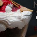 Moelleux chocolat chantilly aux fruits rouges
