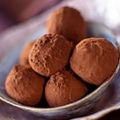 Truffes au chocolat minceur