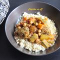 Couscous aux légumes d'été et boulettes