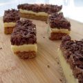 Mini-barres caramel et chocolat croustillant