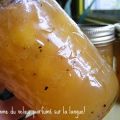 Confiture de pêche et vanille