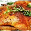 Canard à l'orange et romarin.