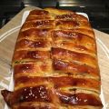Feuilleté aux poireaux et au saumon