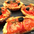 Tartelettes aux tomates et aux amandes