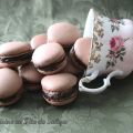 Macarons au chocolat noir