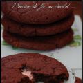 Cookies au chocolat noir avec un coeur de[...]