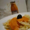 Coulis de tomates, ail et basilic....
